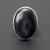 Sterling Silver 925 Black Banded Agate Ring Size 11
