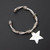 Sterling Silver Wire Wrap Bracelet Hammered Star