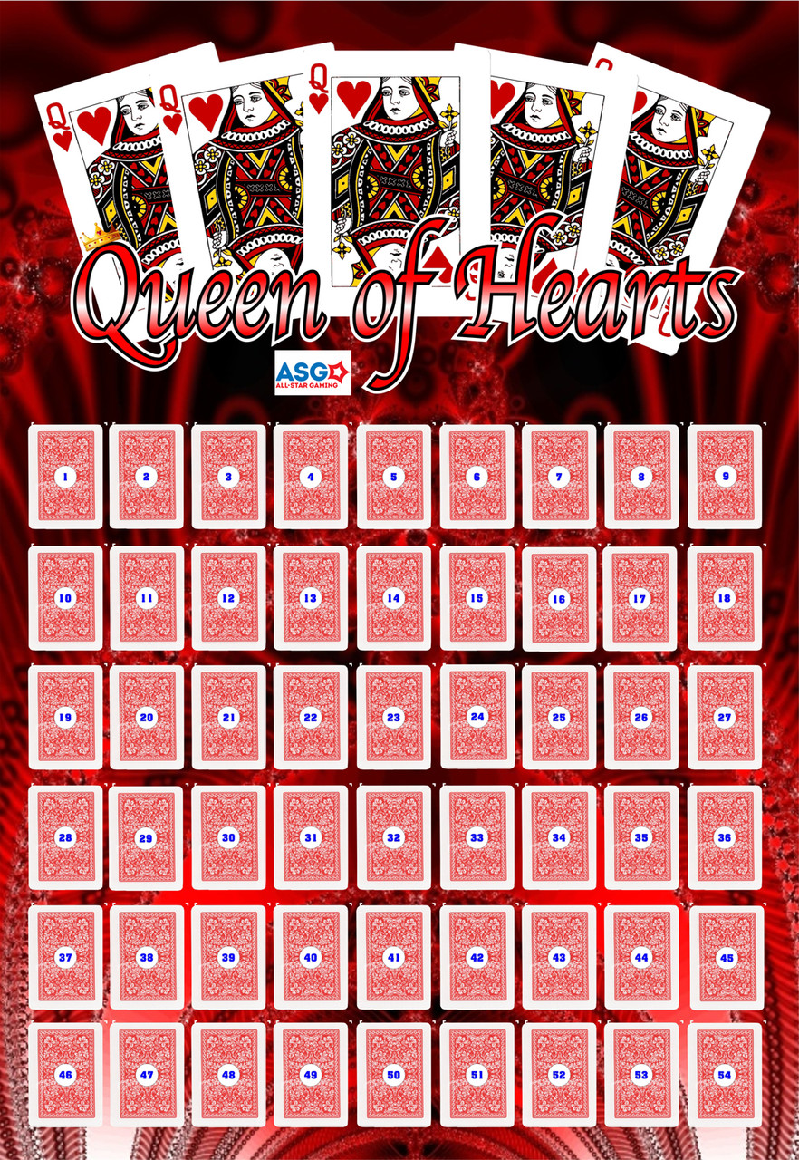 Queen of Hearts Board AllStar Gaming