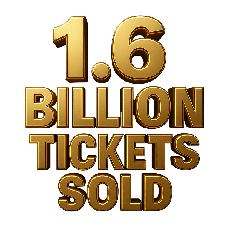 1.6 Billion Tickets Sold