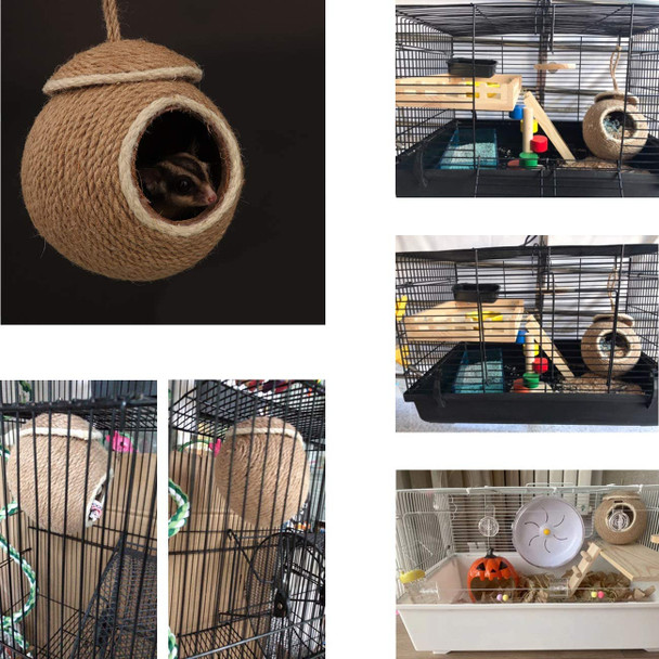 Bird Breeding Nest Bed Rope Weave