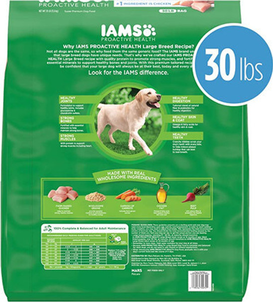 IAMS Adult High Protein Large Breed Dry Dog Food
