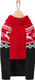 Red & Black Reindeer Cat Sweater