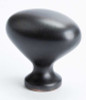 1-5/16" Oval Knob - Verona Bronze