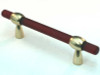 3"/4" CTC Adjustable Round Red Athens Pull
