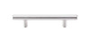 3-3/4" CTC Solid Bar Pull - Brushed Stainless Steel