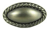 1-3/8" Austin Oval Knob - Weathered Nickel