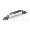 96mm CTC Moderno Pull - Brushed Antique Brass