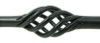 3-3/4" CTC Stockbridge Birdcage Cabinet Pull - Matte Black