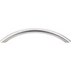 5-1/16" CTC Solid Bowed Bar Pull - Brushed Stainless Steel