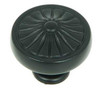 1-1/4" Dia. Round Darlington Knob - Matte Black