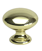 1-1/4" Dia. Knob - Polished Brass