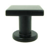 1" Square SoHo Knob - Matte Black