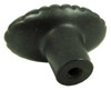 1-5/8" Sienna Oval Knob - Black Antique