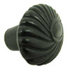 1-5/8" Sienna Oval Knob - Black Antique