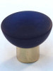 33mm Dia. Cobalt Blue Athens Flat Round Knob