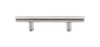 3" CTC Hollow Bar Pull - Brushed Stainless Steel