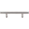 3" CTC Hollow Bar Pull - Brushed Stainless Steel