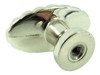 1-5/8" Oval Tuscany Knob - Satin Nickel