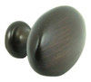 1-1/2" Oval York Knob - Oil-Rubbed Bronze