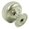 1-1/4" Dia. Round Ring Manhatten Knob - Satin Nickel