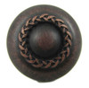 1-1/4" Dia. Round Rope Knob - Oil-Rubbed Bronze