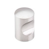 5/8" Dia. Indent Knob - Brushed Stainless Steel