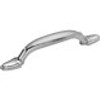 3" CTC Tranquility Cabinet Pull - Satin Silver Cloud