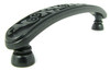 3-3/4" CTC Oakley Cabinet Pull - Black Antique