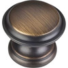 1-3/8" Dia. Cordova Round Knob - Antique Brushed Satin Brass