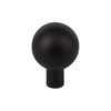 1" Dia. Brookline Round Knob - Flat Black