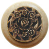 1-1/2" Dia. Saratoga Rose / Natural Knob - Antique Brass