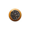 1-1/2" Dia. Grapevines / Maple Knob - Antique Brass