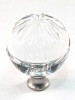 1-3/8" Dia. Faceted Top Crystal Cabinet Knob