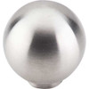 1" Dia. SS Ball Knob - Brushed Stainless Steel