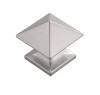 1" Square Studio Collection Knob - Satin Nickel