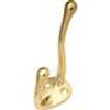 5/8" CTC Utility Hook - Polished Brass