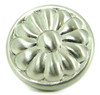 1-1/4" Dia. Round Holland Flower Knob - Satin Nickel