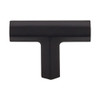 1-3/4" Lydia T Shape Knob - Flat Black