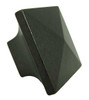 1-1/4" Square Cairo Knob - Black Antique