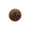 1-3/8" Dia. Celtic Jewel / Onyx Knob - Antique Copper