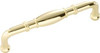 96mm CTC Williamsburg Cabinet Pull - Polished Brass
