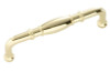 96mm CTC Williamsburg Cabinet Pull - Polished Brass