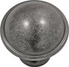 1-1/4" Dia. Savoy Cabinet Knob - Black Nickel Vibed