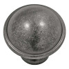 1-1/4" Dia. Savoy Cabinet Knob - Black Nickel Vibed