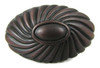 1-5/8" Sienna Oval Knob - Oil-Rubbed Bronze