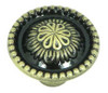 1-1/4" Dia. Round Acapulco Knob - Antique Brass