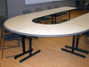 Crescent table top