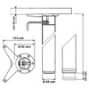 28" Office Height Table Legs - Set