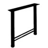 24 Inch H-Shaped Table Base